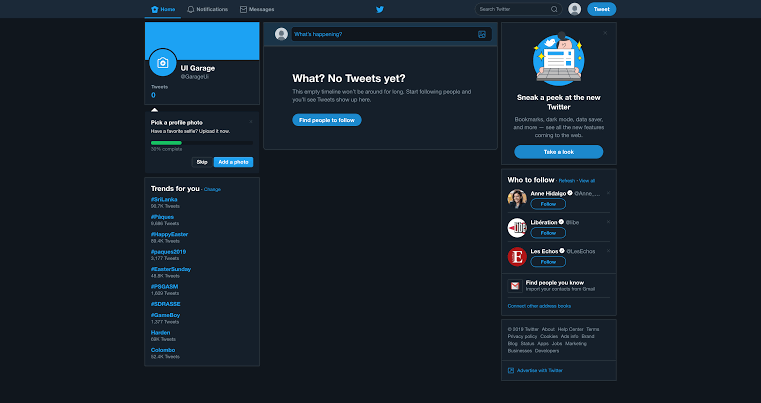 Dark Mode untuk Twitter