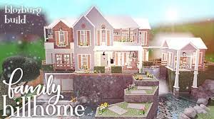 $40k exterior | without pool $115k (not includes car)ʚ┊ ｡ﾟ💞꒱gamepasses :: Roblox Bloxburg Aesthetic Family Hillhome Youtube