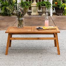 Forest Gate Olive Outdoor Acacia Wood Coffee Table In 2020 Coffee Table Wood Chevron Coffee Tables Coffee Table Inspiration