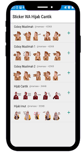 Gambar muslimah cantik kartun muslimah. Stiker Wa Cewe Hijab Cantik App Ù„Ù€ Android Download 9apps