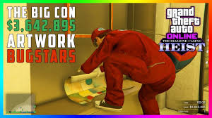 Gta 5 Online The Diamond Casino Heist The Big Con 3 642 895 Bugstars Approach Artwork Max Payout Youtube