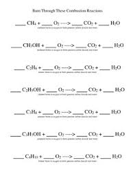 A combustion reaction occurs when a compound that contains carbon and hydrogen is burned in oxygen gas (o 2 ). Combustion Reaction Worksheets Teaching Resources Tpt