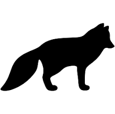 Arctic Fox Silhouette Fox Silhouette Arctic Fox Animal Silhouette
