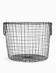An item resembling such a. Wire Round Storage Basket