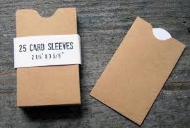 Product title 1000ct clear card sleeves 65mm x 89mm acid free for. Paper Sleeves Vouchers Business Card Sleeve Mini Envelopes