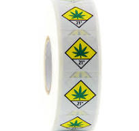 Washington Cannabis & THC Compliance Labels (Roll of 1,000)