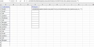 =removedupes (b1) you would notice that all duplicate characters have been removed from the given cell. Excel Formula To Extract Unique Values From A List