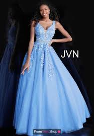 Jvn By Jovani Dress Jvn68258 Promdressshop Com In 2020 Prom Dresses Jovani Ball Gowns Prom Dresses Blue
