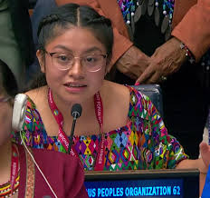 CENSORED NEWS: Guatemalan Youth Inspires at U.N. Permanent Forum, 'We are  not the end of the road. We are the bridge.'