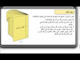 طريقة عمل مطوية في الصف الأول المتوسط Youtube