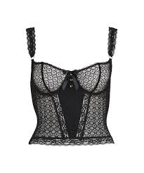 Un choix unique de soutien gorge bustier dentelle disponible dans notre magasin. Femme Aubade Soutien Gorge Bustier Dessus Dessous Noir Aubade