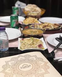 مطاعم تبوك Pa Twitter تجربة متابع مطعم بيت المذاق الهندي المروج سنتر مقابل جامع البازعي قسم للعائلات وقسم للأفراد الطلب كباب سيخ كباب32ريال كان الطعم عادي10 3 بطاطس8ريال10 5 دجاج برياني20ريال 10 10 ح م ص البيت الهندي12ريال دجاج مالاي