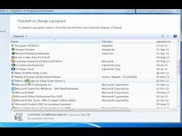 Hide Programs From Uninstall Panel Especially Games Without Really Uninstalling The Program Youtube