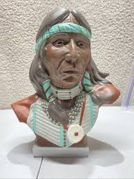 Gary Custer Navajo Sterling Silver Tufa Cast Turquoise Arrowhead Uni  Pendant #3 Native American Arts & Crafts