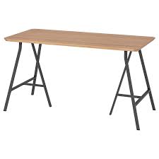 Hilver Lerberg Table Bambou Gris Ikea Ikea Table Bamboo