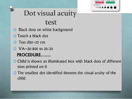 Visual Acuity In Preschool Children