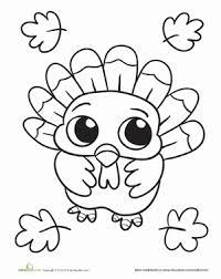 Keep your kids busy doing something fun and creative by printing out free coloring pages. Baby Turkey Worksheet Education Com