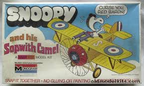 Vintage 1970 monogram snoopy strikes again sopwith camel model advertisement. Monogram Snoopy And His Sopwith Camel Motorized Model 6779