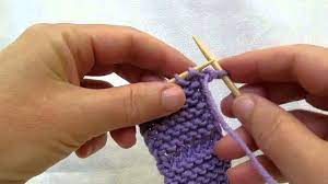 Wrap the yarn around the needle, back to front. Really Clear Slipping The First Stitch Of A Row Cc By Cynthia Spencer This Video Describes H Slip Stitch Knitting Knitting Stitches Tutorial Knitting Help