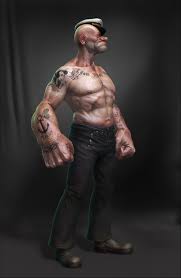 Realistic 3d Popeye By Lee Romao Popeye The Sailor Man Popeye Cartoon Art