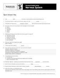 Displaying 112 questions associated with system. Nervous Quiz Answers