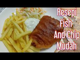 Panaskan minyak, goreng kepingan fillet ikan sehingga kuning keemasan. Resepi Fish And Chips Mudah Youtube