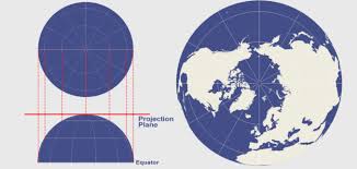 Azimuthal Projection Orthographic Stereographic And