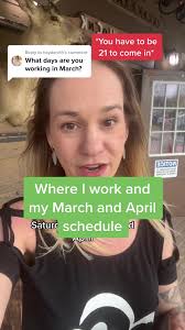 Michelle Charlotte Bartender's Work Schedule for March and April Revealed!