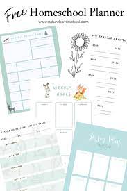 Free printable homeschool planner 2020. Free Homeschool Planner For Homeschooling Nature Homeschool