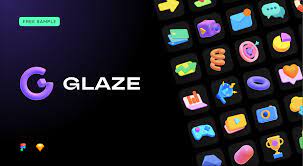 Glaze 3d Icons Free Sample Figma
