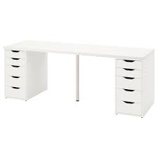 Lagkapten Alex Desk White Ikea In 2021 White Desks Alex Desk Drawer Unit