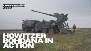 Ukrainian-made 155 howitzer Bohdana Hit Russian Weapons Depots, Infantry  Positions, and Mortar Crews