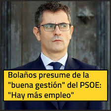 El ministro ha pedido que se compare los "buenos" resultados de POSE con  "los recortes" de otros partidos.