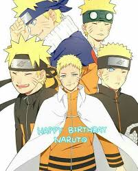 10 October 2017 Happy Birthday Naruto Naruto Shippuden Anime Naruto Anime Naruto