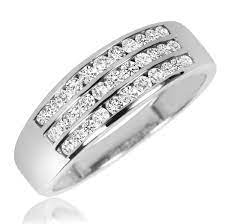 Encienda Mens Wedding Rings Cheap Womens Wedding Rings Mens Wedding Bands White Gold