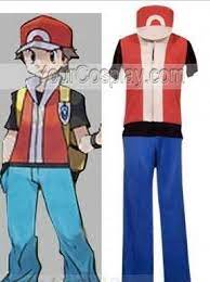 Pokemon Trainer Red Cosplay Costume Include Hat Other Cosplay Costumes Cosplay Costumes Pokemon Costumes Trainer Red Cheap Cosplay Costumes