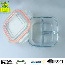 Pyrex Microwave Divided Glass Storage Food Container Airtight Bento Lunch Boxes Glass Lunch Containers Lunch Storage Containers Glass Food Storage