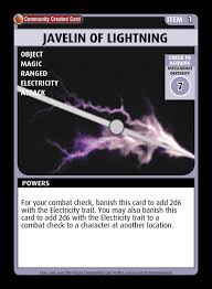 Check spelling or type a new query. Javelin Of Lightning Custom Card Paizo Pathfinder Adventure Card Game Community Cards Drivethrucards Com