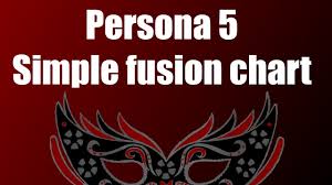 persona 5 simple fusion explanations and chart