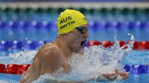 Usa's caeleb dressel celebrates winning to take gold in the final of the men's 100m freestyle swimming event during the tokyo 2020 olympic games at the tokyo aquatics centre in tokyo on july 29,. J6vl07txfigjdm