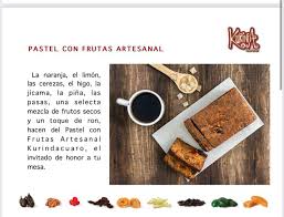 Nuevo producto de Kurinda! Acompaña tu café con el pastel de frutas  artesanal, lo tendremos por temporada navideña 🤍🎅