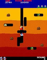 Play Arcade Dig Dug Rev 2 Online In Your Browser Retrogames Cc Arcade Vintage Video Games Dig