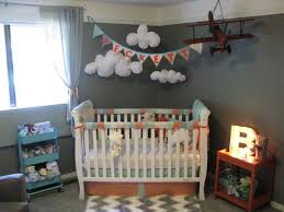 The large wall map from national geographic is the focus of the room, and gives an antique vibe to carter's happy nursery. Rooms And Parties We Love May 2014 Week 4 Project Nursery Airplane Baby Room Travel Nursery Travel Theme Nursery