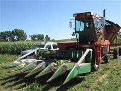 New Idea 709 Uni System Forage Harvester W 868 Chopper 6221 Feeder House Bigiron Auctions