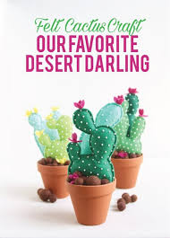 Create a pin cushion shaped as a cactus to put your pins and needles with fabric glue. 13 Cactus Crafts That Kill With Cuteness Make And Takes