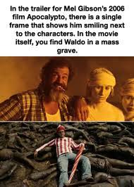 Yönetmen,yapımcı ve senarist etiketlerinin üzerindeki isim mel gibson.oyuncular rudy youngblood,raoul trujillo,gerardo taracena gibi isimler.yani daha önce hiçbir yerde isimleri. Mel Gibson Is Nuts Memes