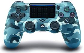 Sony Dualshock 4 Wireless Controller For Playstation 4 Ds4 Blue Camouflage Playstation Forever Ps4 Wireless Controller Ps4 Controller Dualshock