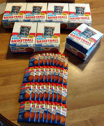 *check current prices or shop for hobby boxes using the links below.* 1. 7 1986 87 Fleer Basketball Boxes Discovered By Baseball Card Exchange