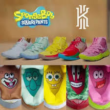 Nike_kyrie 5 X Spongebob Squarepants Patrick Squidward Kyrie 2 Low Mr Krabs Sandy Cheeks Mens Basketball Shoes Authentic Womens Sneaker Boys Girls