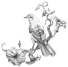 Great mouse practice for toddlers, preschool kids, and elementary students. Mockingbird Flying Drawing